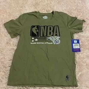 NBA Khaki Green Graphic Tee